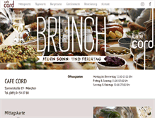 Tablet Screenshot of cafe-cord.tv